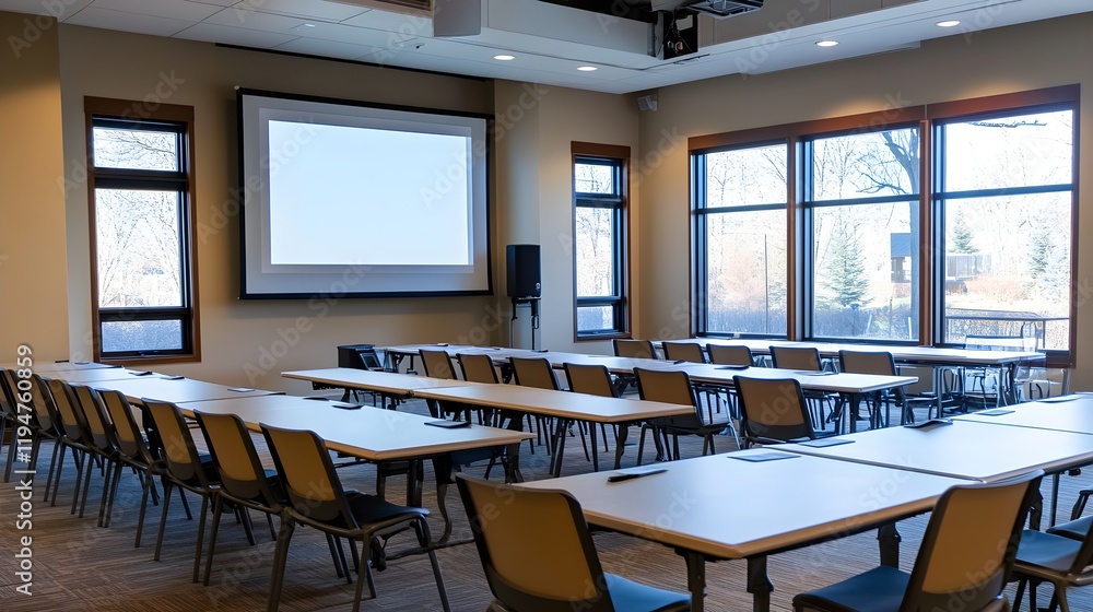 A conference room setting with presentations on net zero energy policies, showcasing strategies for implementing clean energy initiatives in line with policy goals A conference room setting with presentations on net zero energy policies, showcasing strategies for implementing clean energy initiatives in line with policy goals