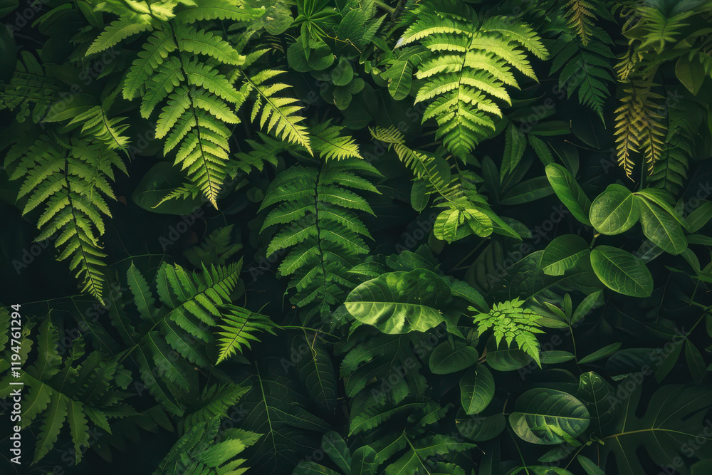 close up horizontal image of green leaves background close up horizontal image of green leaves background