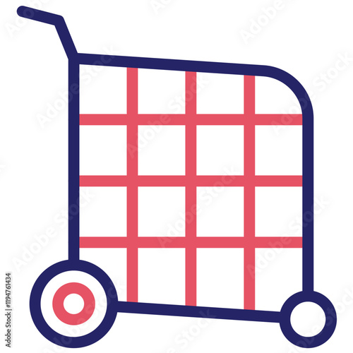Shopping Cart vector icon illustration of Fashion Ecommerce iconset.