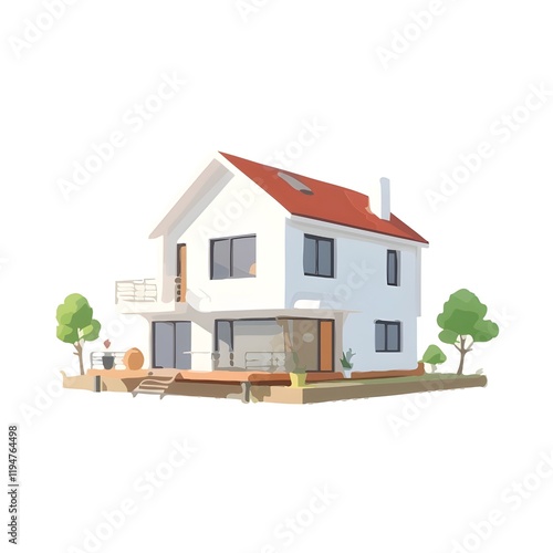 Conceptualize a modular earthquake-resistant house for urban areas.