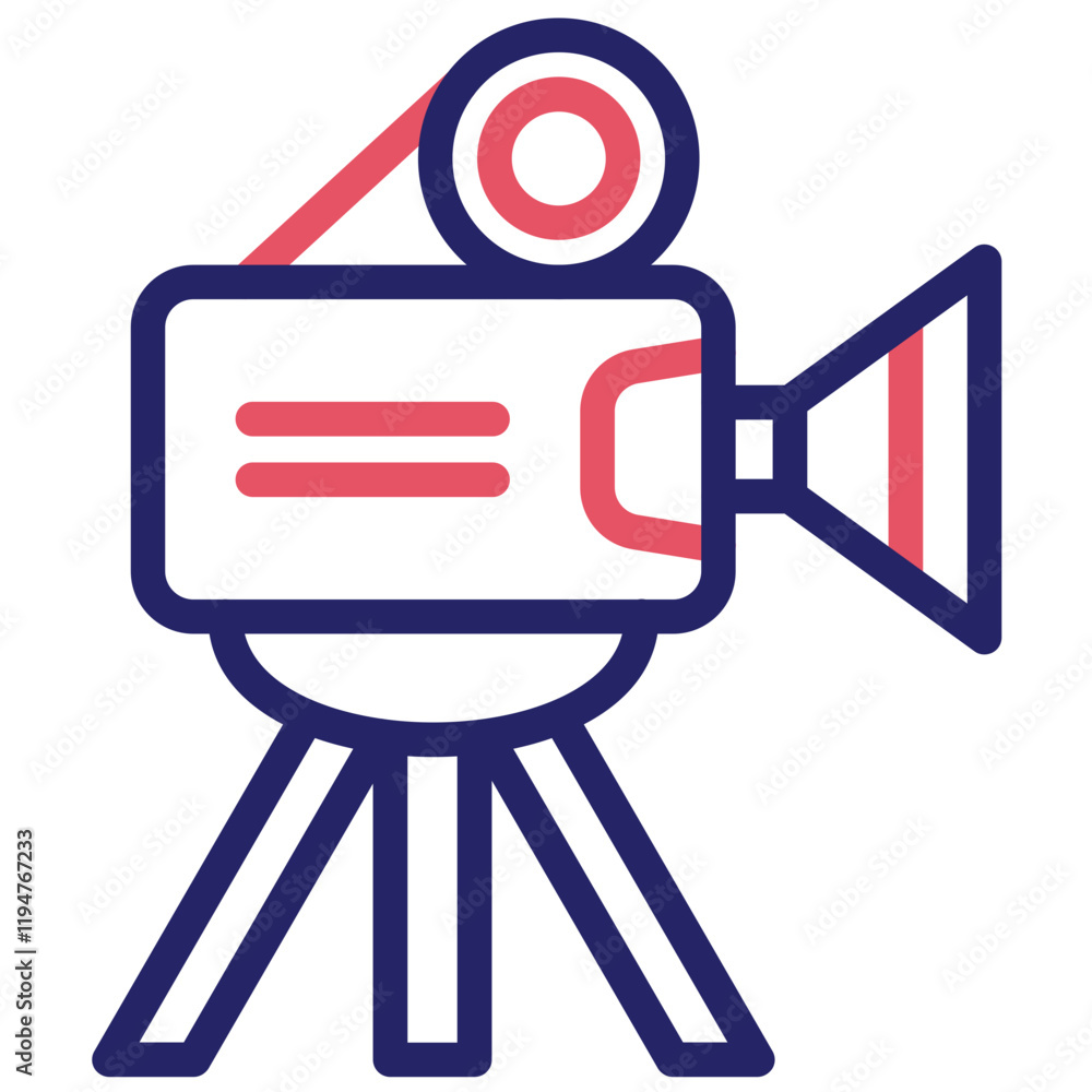 Videography vector icon illustration of Filmmaking iconset. Videography vector icon illustration of Filmmaking iconset.