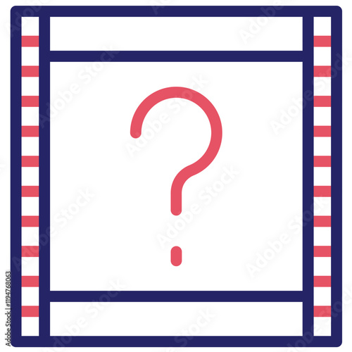 Mystery vector icon illustration of Filmmaking iconset.
