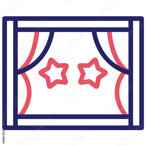 Film Premiere vector icon illustration of Filmmaking iconset.