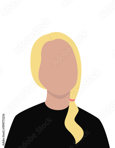 Young Blonde Girl Portrait 
