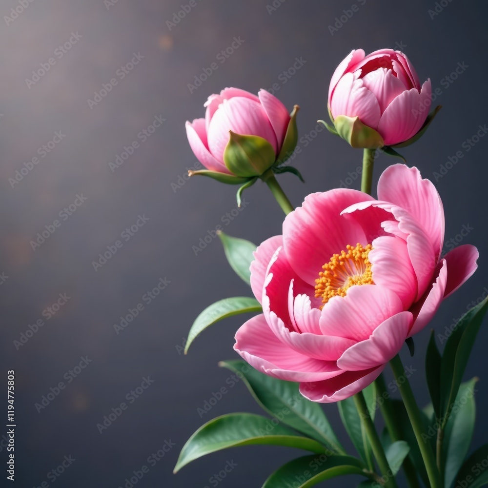 Soft peony blooms in a delicate floral corner, peonies in vase, spring blossoms, Soft peony blooms in a delicate floral corner, peonies in vase, spring blossoms,