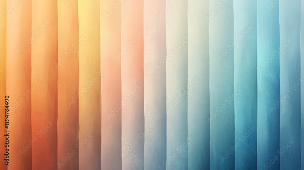 Obraz premium Abstract Vertical Gradient Color Stripes Pattern