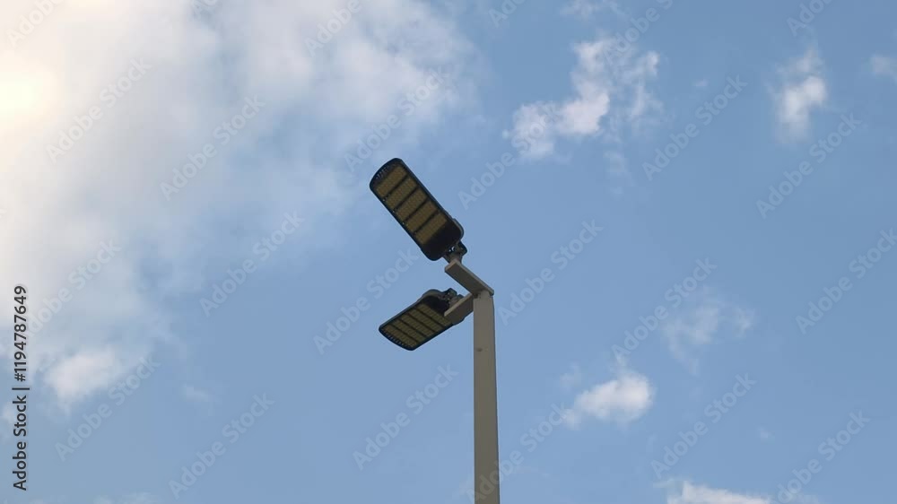 Streetlight poles in public parks Streetlight poles in public parks
