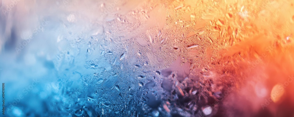Fototapeta premium A frosted glass texture with blurred colors peeking through, 4k photo.