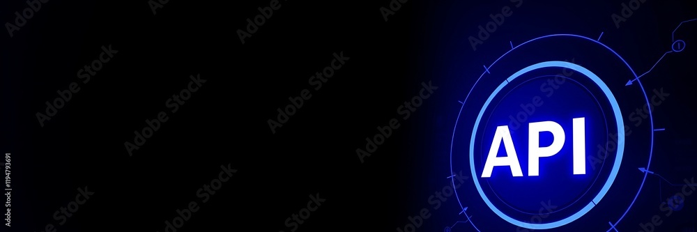 API (Application Programming Interface) Background. API copy space, software development tool, modern technology background, API concept design, API integration, abstract API background API (Application Programming Interface) Background. API copy space, software development tool, modern technology background, API concept design, API integration, abstract API background