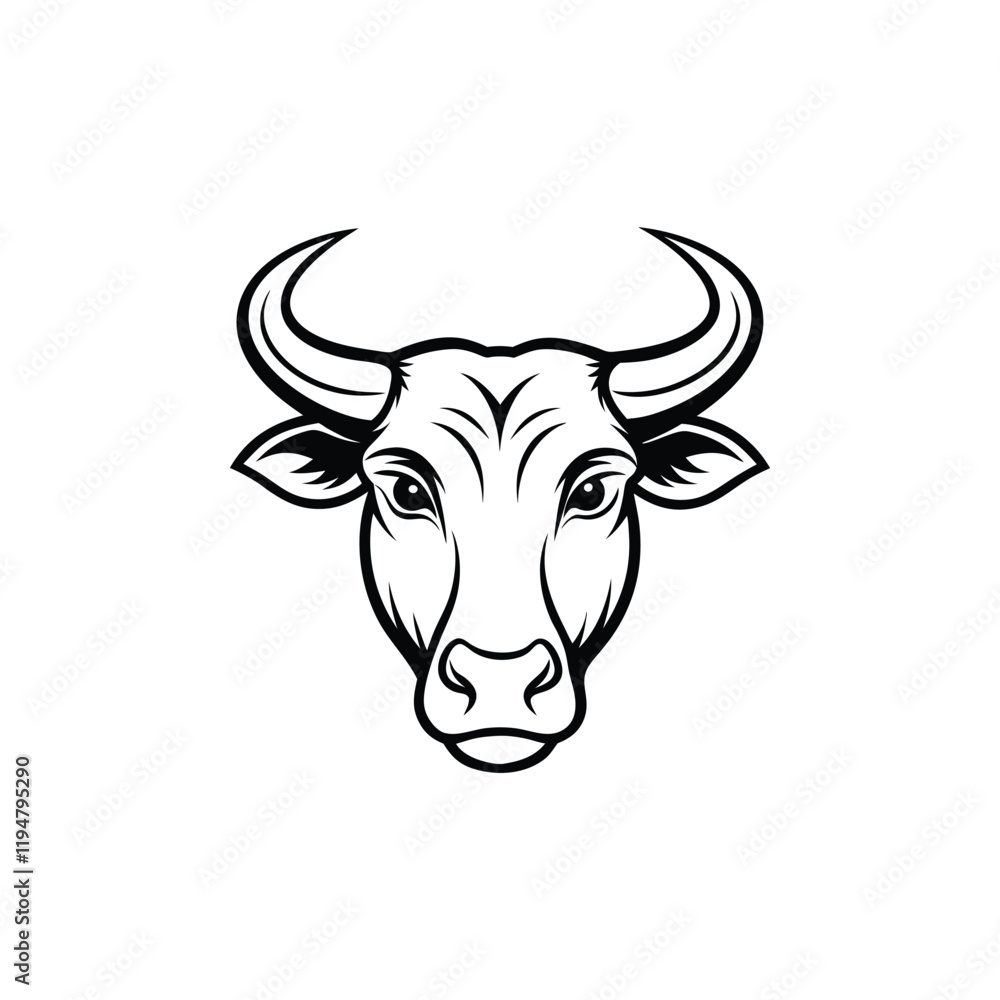 Creative Bull Head Skull Vector Illustration
Creative Bull Head Skull Vector Illustration