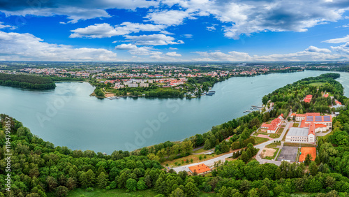 Fototapeta Naklejka Na Ścianę i Meble -  Mazury. Mrągowo i jezioro Czos.