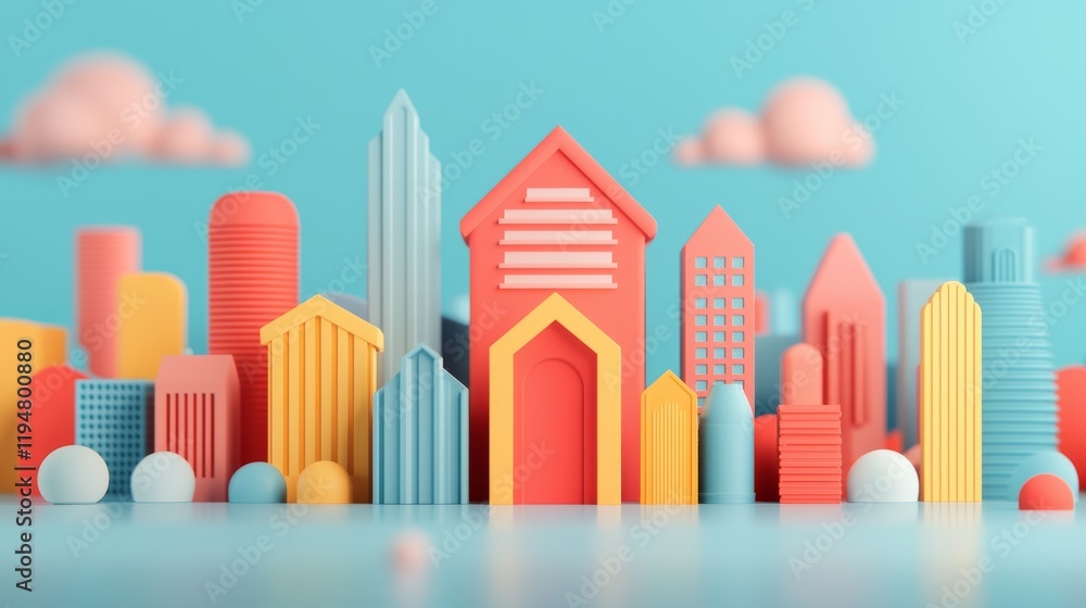 Colorful miniature cityscape creative studio digital art vibrant environment eye-level view urban concept Colorful miniature cityscape creative studio digital art vibrant environment eye-level view urban concept
