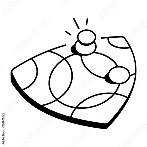 Y game doodle vector icon
