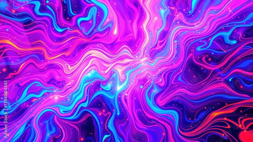 Mystical Abstract Art: Cosmic Energy Flow Mystical Abstract Art: Cosmic Energy Flow