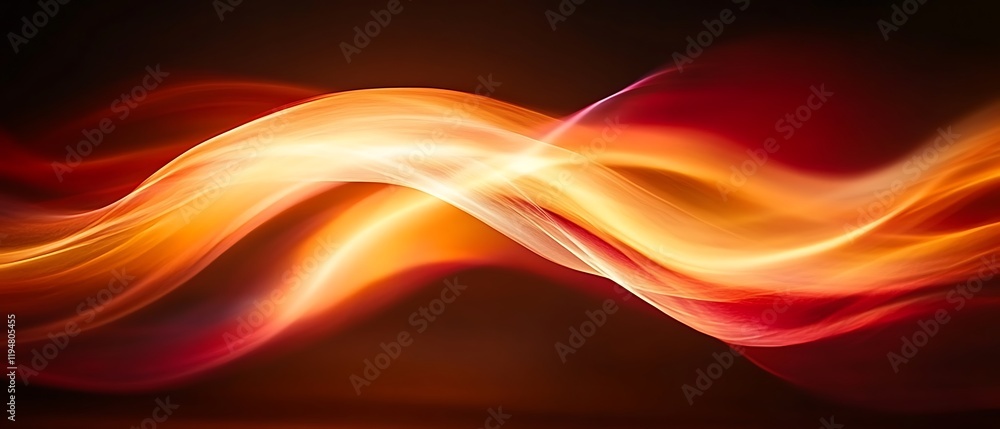 Abstract fiery orange and red wave. Abstract fiery orange and red wave.