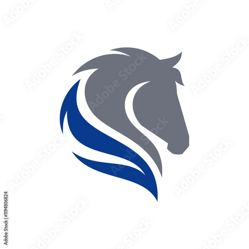 Wallpaper Mural Head of horse logo design. Horse racing company logo template. Torontodigital.ca