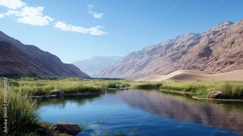 Serene Desert Oasis Serene Desert Oasis