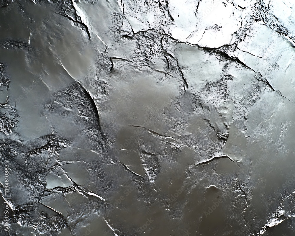 Fototapeta premium Abstract metallic texture with rough, uneven surface.