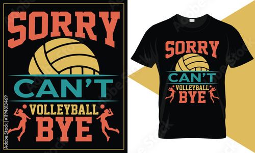 Beach Volleyball t-shirt design. Tiny island with volleyball between the palm-trees and game in action. Beach volleyball vintage typography silkscreen t-shirt print vector illustration.