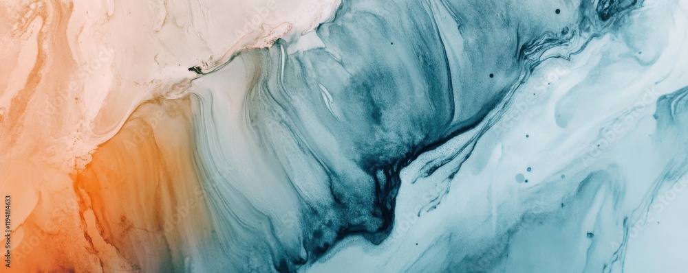 Fototapeta premium An abstract blend of watercolor textures in soft pastel shades, 4k photo.