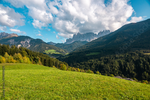 Wallpaper Mural Breathtaking Alpine Landscape in the Italian Alps Torontodigital.ca