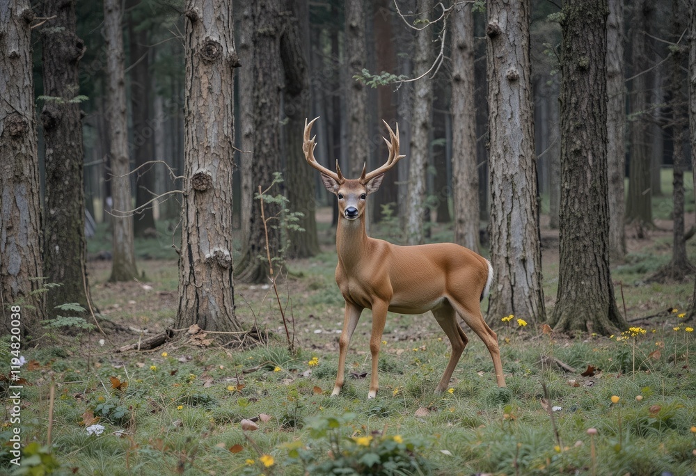 deer in the forest