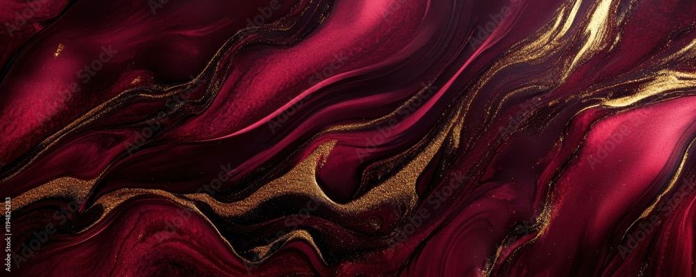 A luxurious abstract of rippling velvet textures in rich burgundy and gold, 4k photo. A luxurious abstract of rippling velvet textures in rich burgundy and gold, 4k photo.