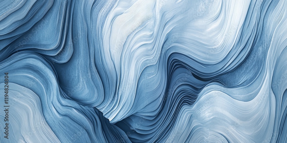 Abstract flowing texture with blue and light blue waves creating a wood-like effect in a smooth, gradient design suitable for backgrounds. Abstract flowing texture with blue and light blue waves creating a wood-like effect in a smooth, gradient design suitable for backgrounds.