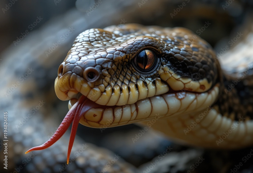 Fototapeta premium close up of a snake