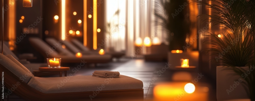 A luxury spa lounge with plush seating, warm lighting, and aromatic candles, 4k photo. A luxury spa lounge with plush seating, warm lighting, and aromatic candles, 4k photo.