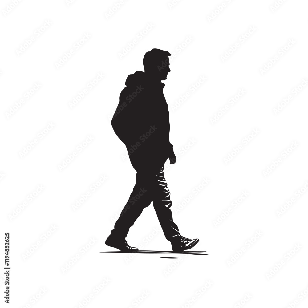 Fototapeta premium man walking