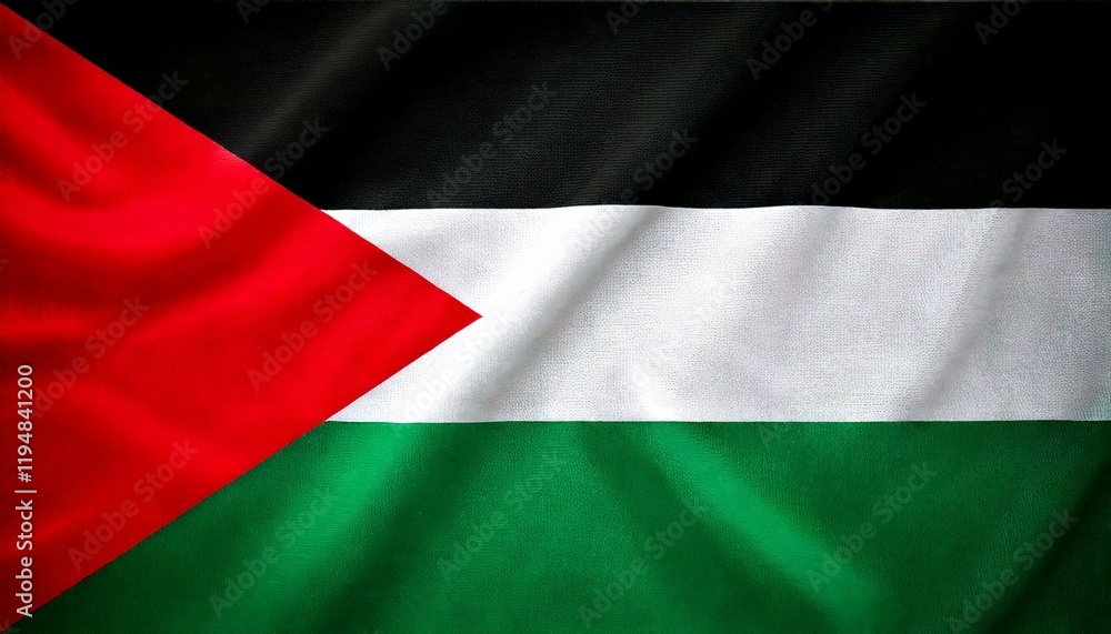 Obraz premium Flag of Palestine. Flag of the Palestine vector page symbol for your web site design Palestine flag logo, app, UI.