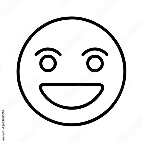 internet meme face icon, internet meme face line art - simple line art of internet meme face, perfect for internet meme face logos and icons and themed design 