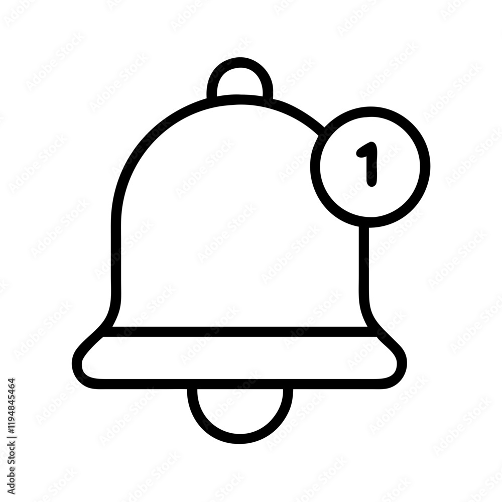 notification bell icon, notification bell line art - simple line art of notification bell, perfect for notification bell logos and icons and themed design notification bell icon, notification bell line art - simple line art of notification bell, perfect for notification bell logos and icons and themed design