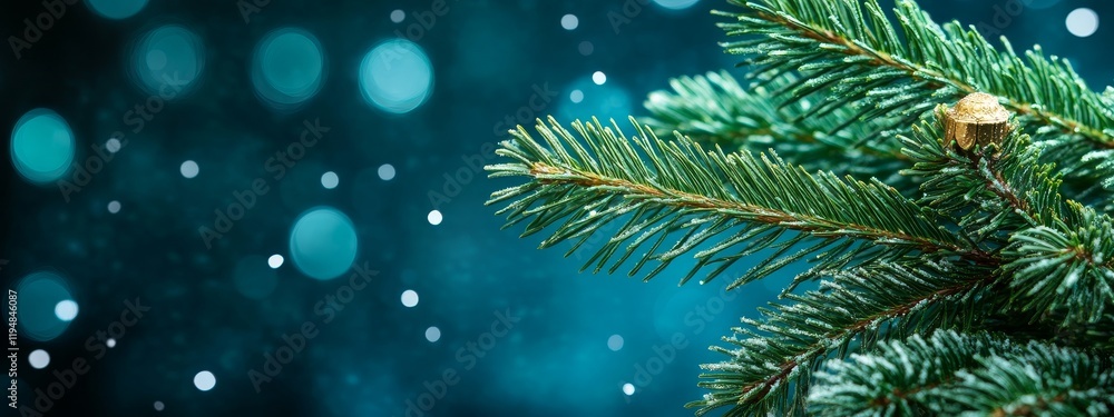 Dark Green Pine Tree Branches Against a Dark Background, Nature, Forest, Minimalist, Calm, Botanical Dark Green Pine Tree Branches Against a Dark Background, Nature, Forest, Minimalist, Calm, Botanical