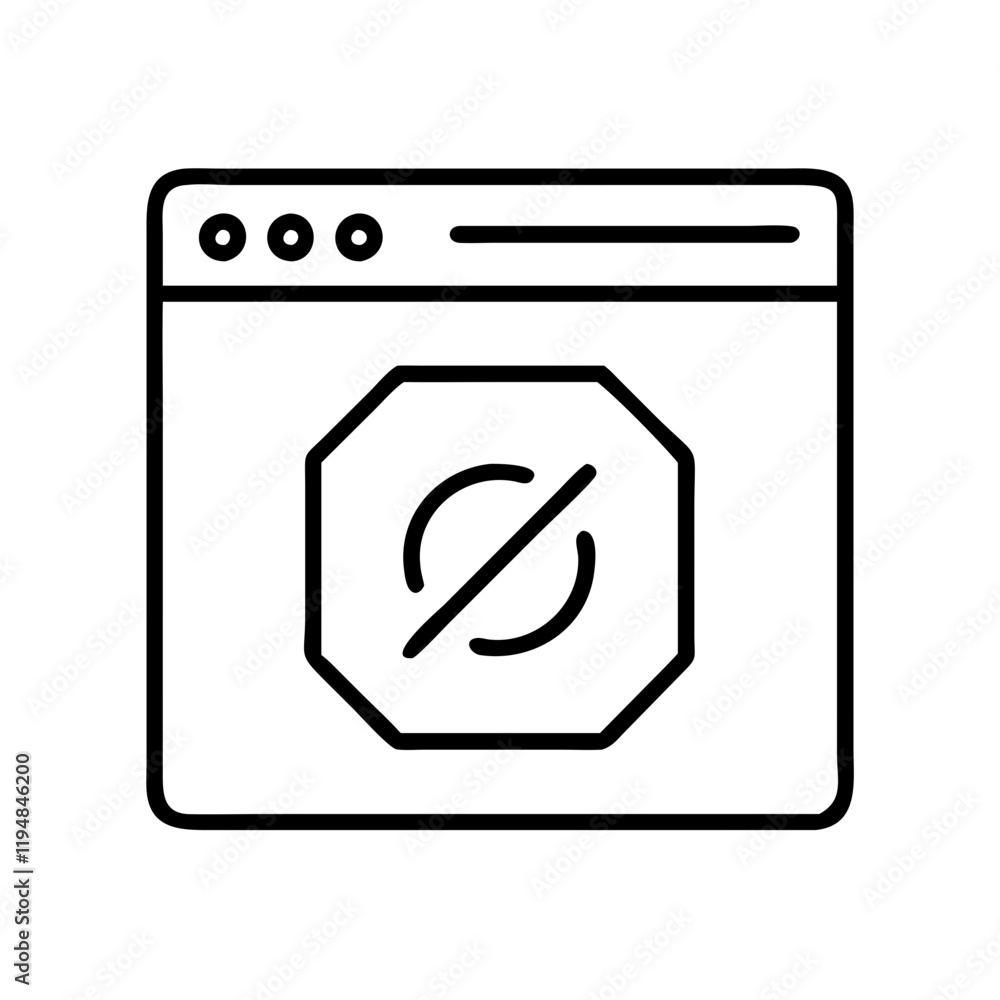 pop up ad blocker icon, pop up ad blocker line art - simple line art of pop up ad blocker, perfect for pop up ad blocker logos and icons and themed design pop up ad blocker icon, pop up ad blocker line art - simple line art of pop up ad blocker, perfect for pop up ad blocker logos and icons and themed design