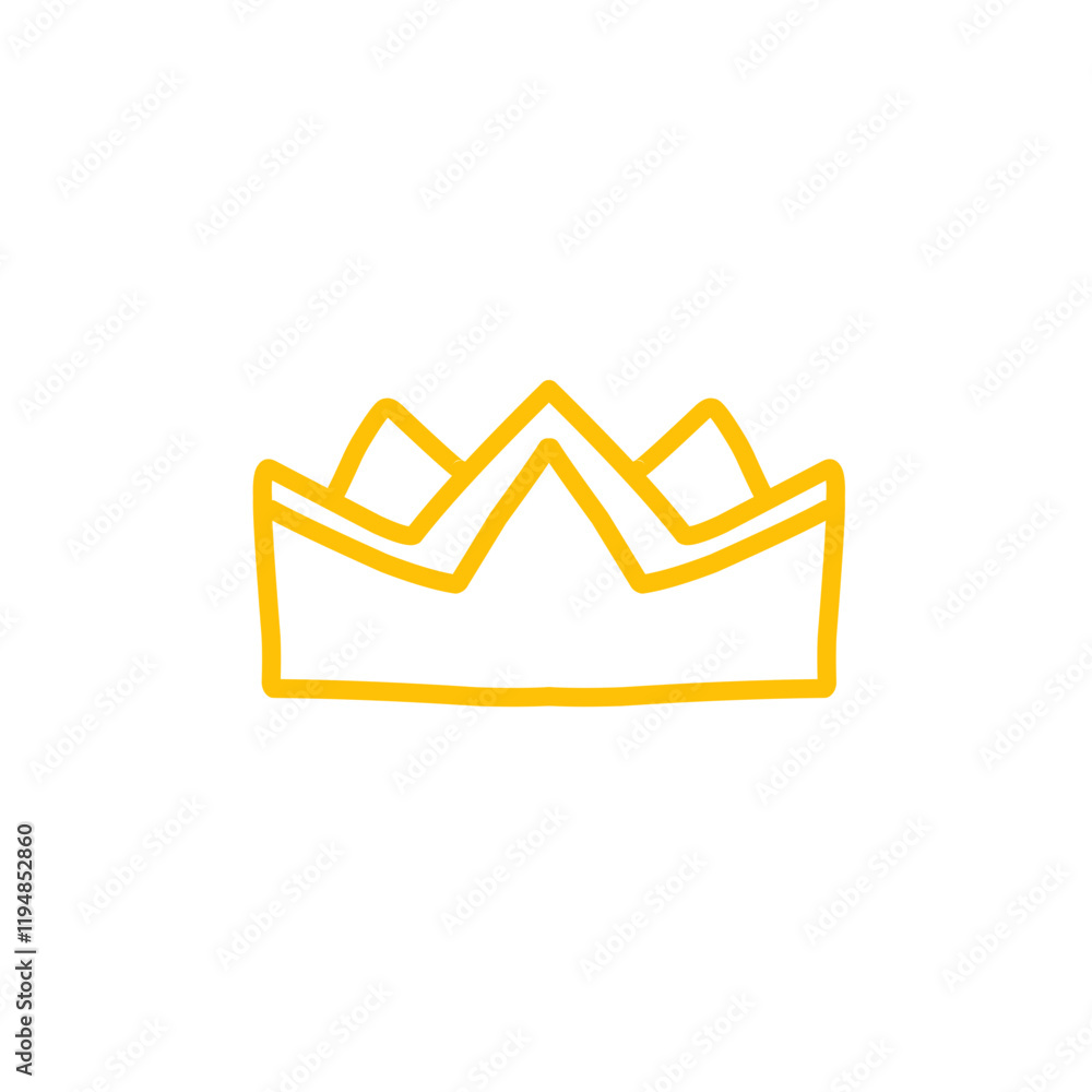 crown vector line icon crown vector line icon