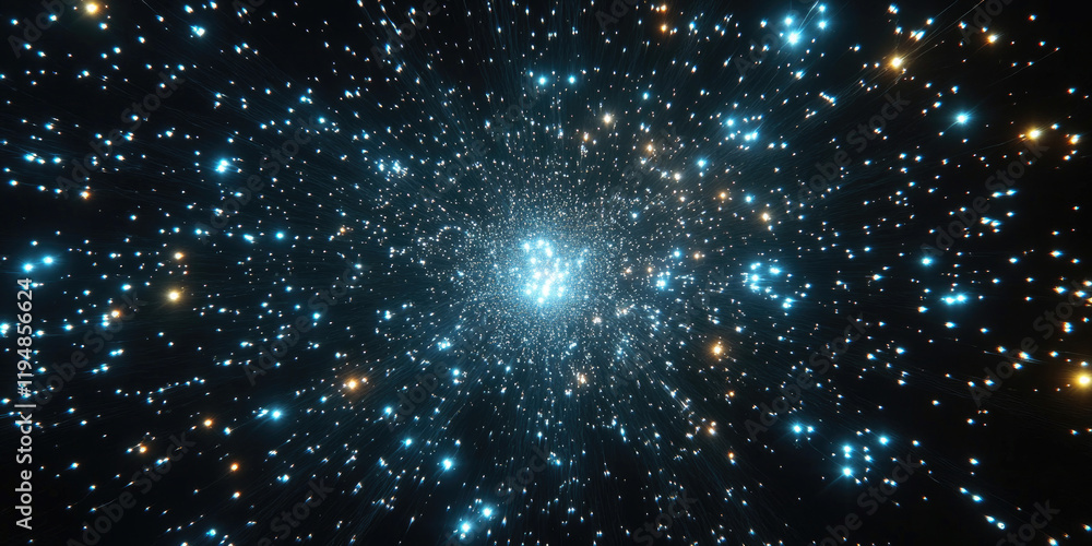 Fototapeta premium Stunning Fireworks Display on a Black Sky Background in 8K, Perfect for New Year's Celebrations