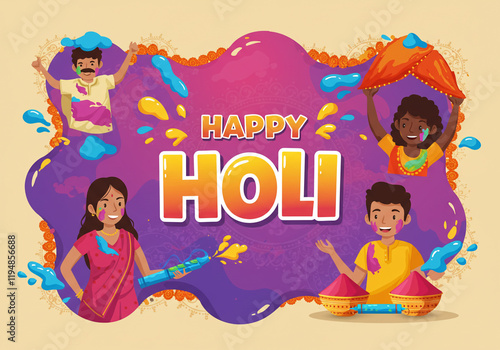 Holi Festival Celebration
