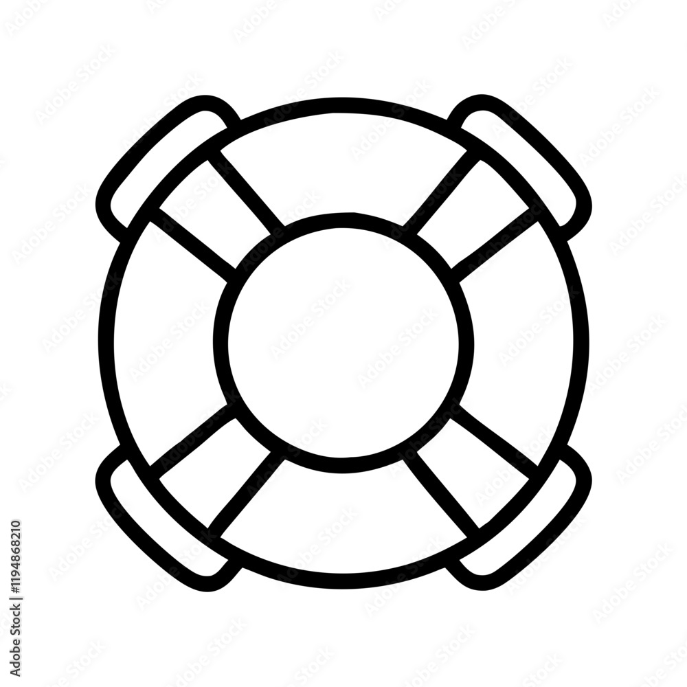 lifebuoy icon, lifebuoy line art - simple line art of lifebuoy, perfect for lifebuoy logos and icons and themed design lifebuoy icon, lifebuoy line art - simple line art of lifebuoy, perfect for lifebuoy logos and icons and themed design