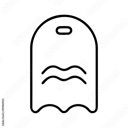 swim kickboard icon, swim kickboard line art - simple line art of swim kickboard, perfect for swim kickboard logos and icons and themed design 