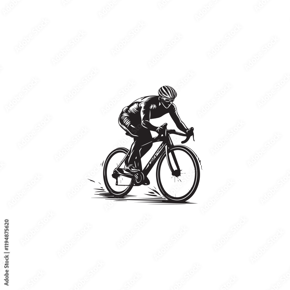 Fototapeta premium cyclist Vector