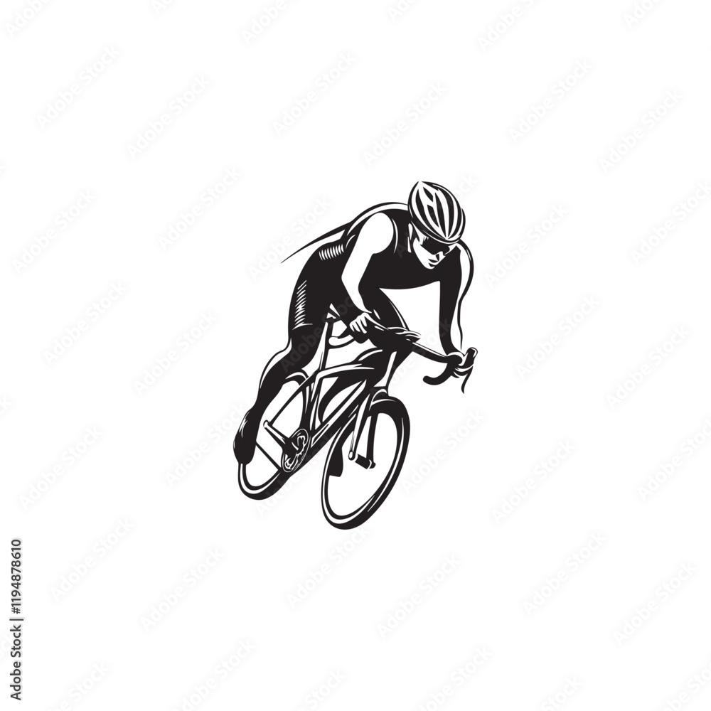 Obraz premium rider silhouette