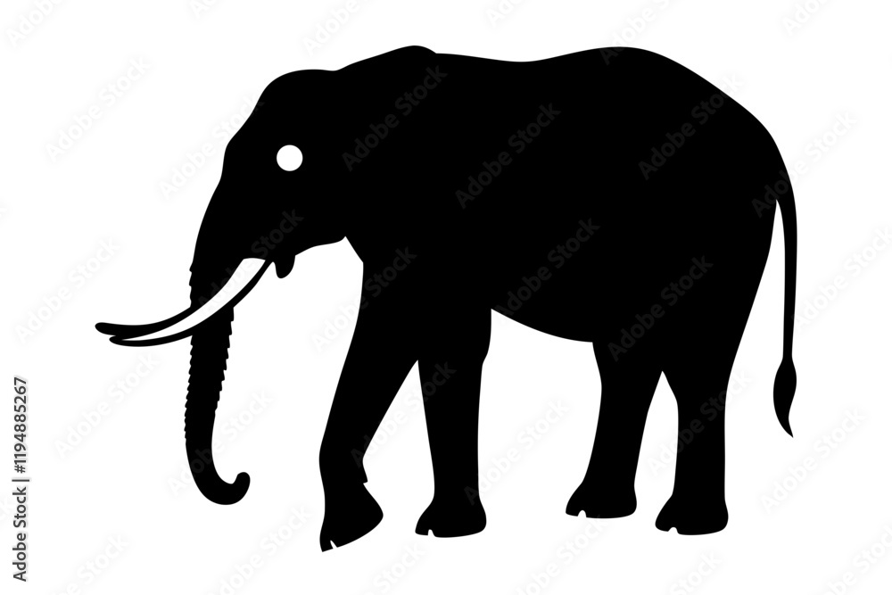 Elephant silhouette