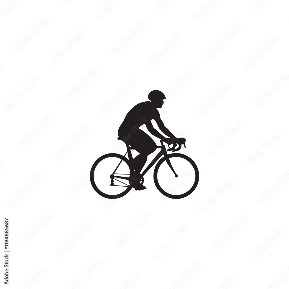 Fototapeta premium rider silhouette
