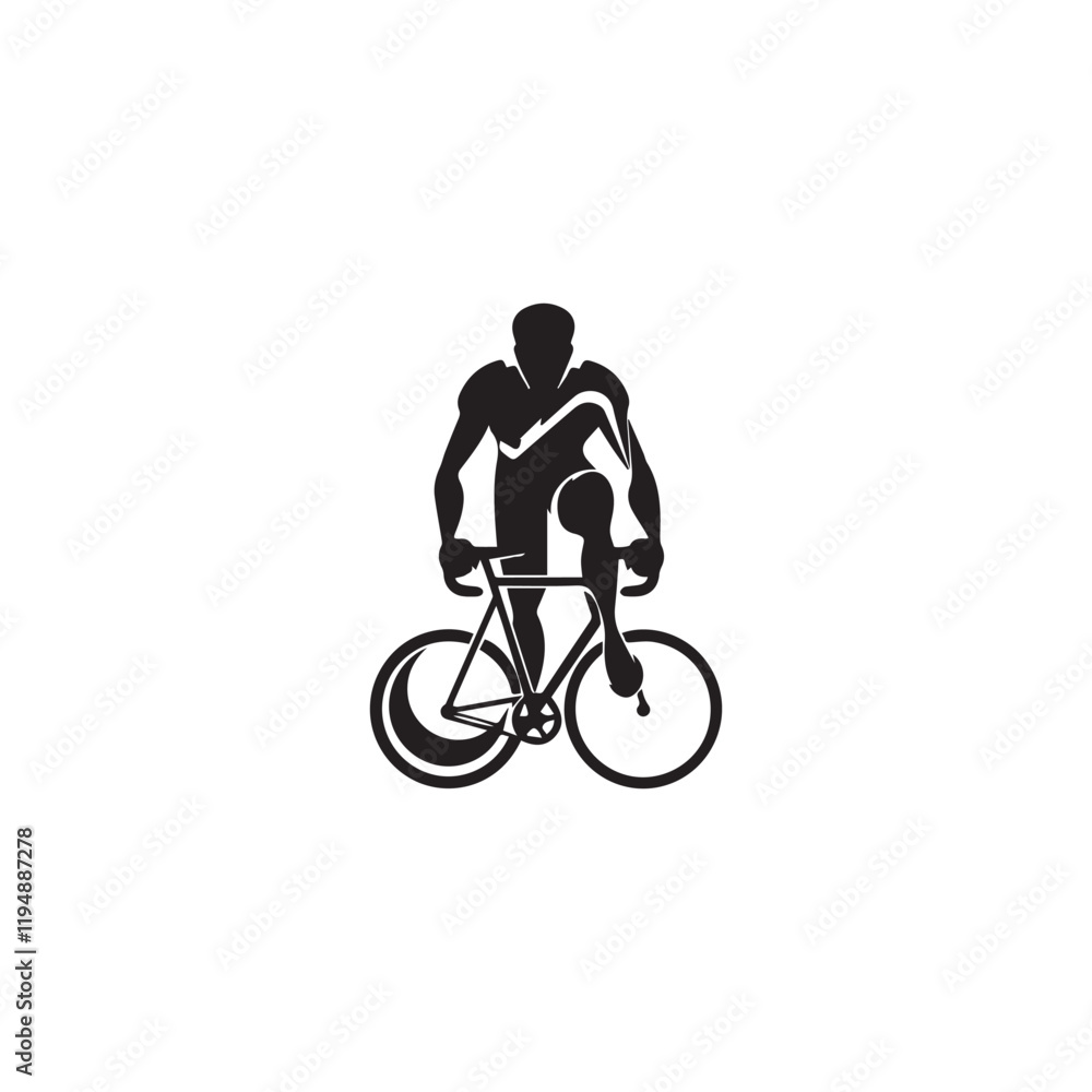 Fototapeta premium rider silhouette