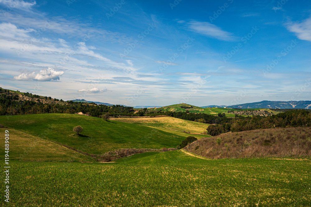 Matera province: spring countryside landscape Matera province: spring countryside landscape