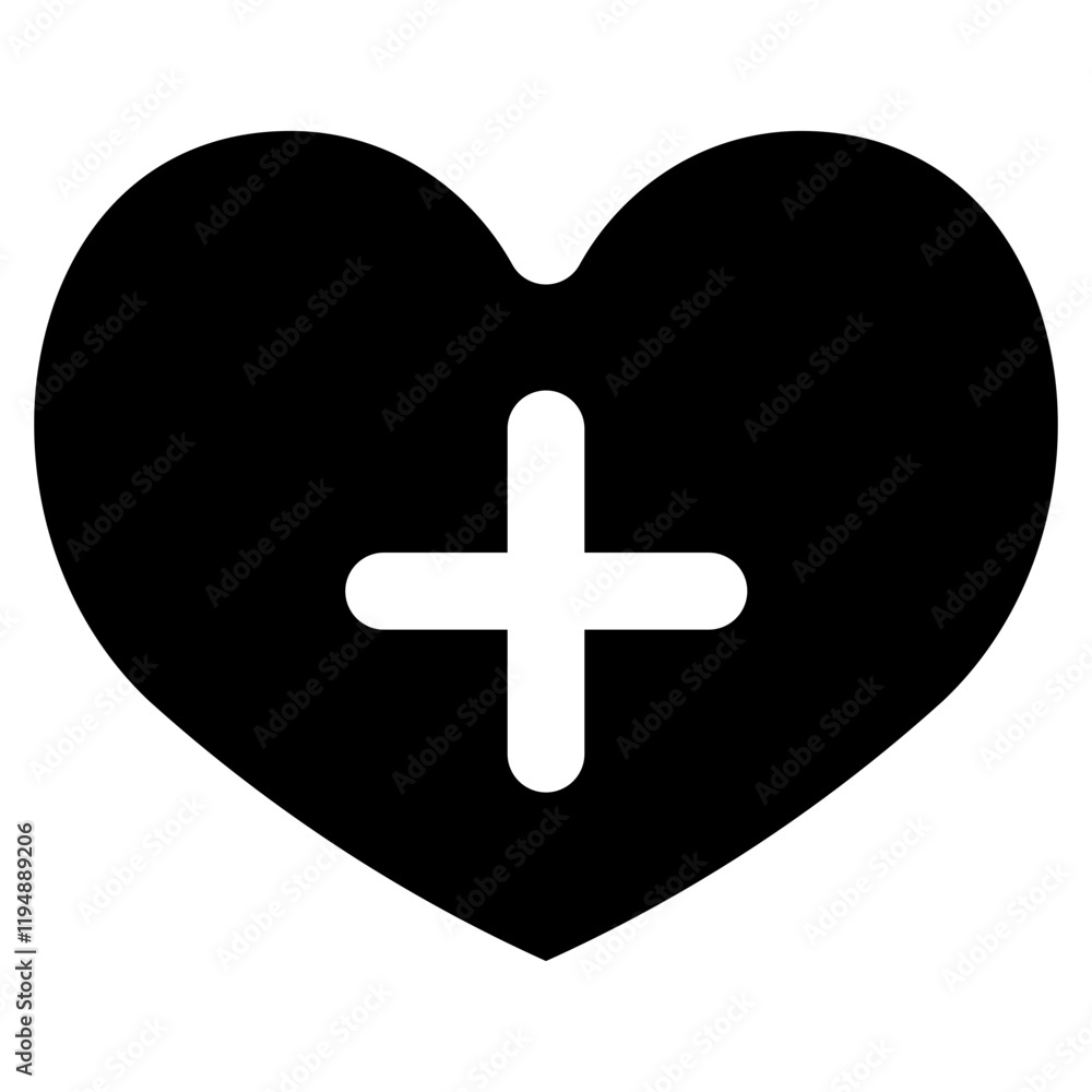 Fototapeta premium Heart icon element for design