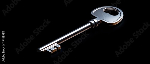 [keys with small notch on top] Locked and Loaded Close-up of Identical Keys with Notch on Dark Background