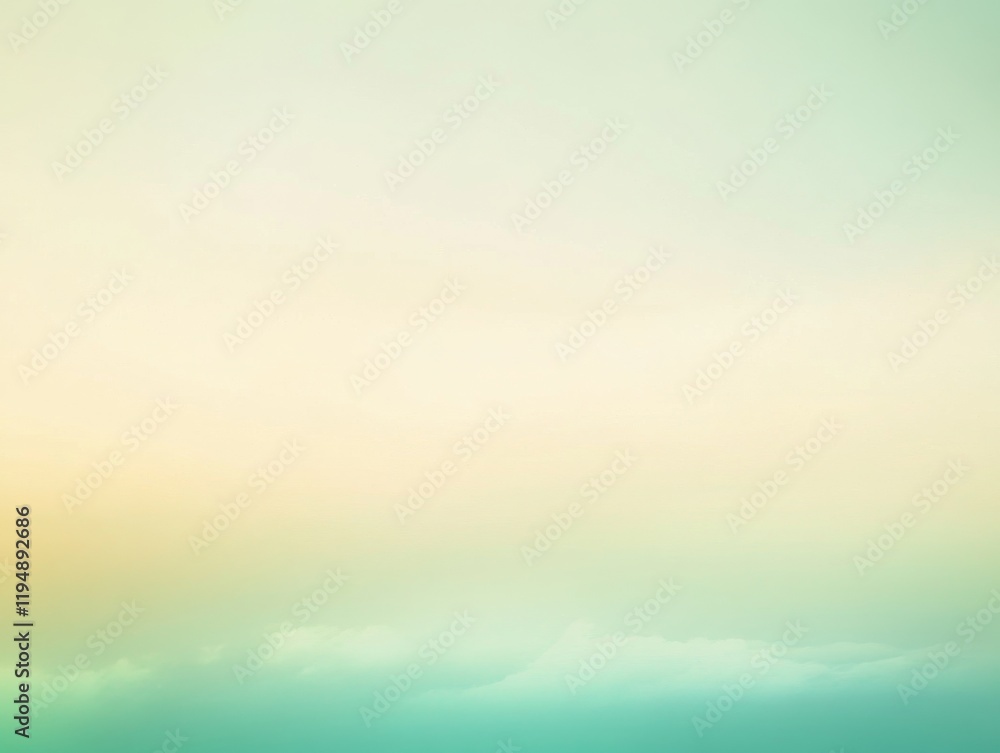 Fototapeta premium A calming abstract gradient background.transitioning from pastel yellow to soft green.symbolizing peace and relaxation.suitable for mindfulness and meditation apps
